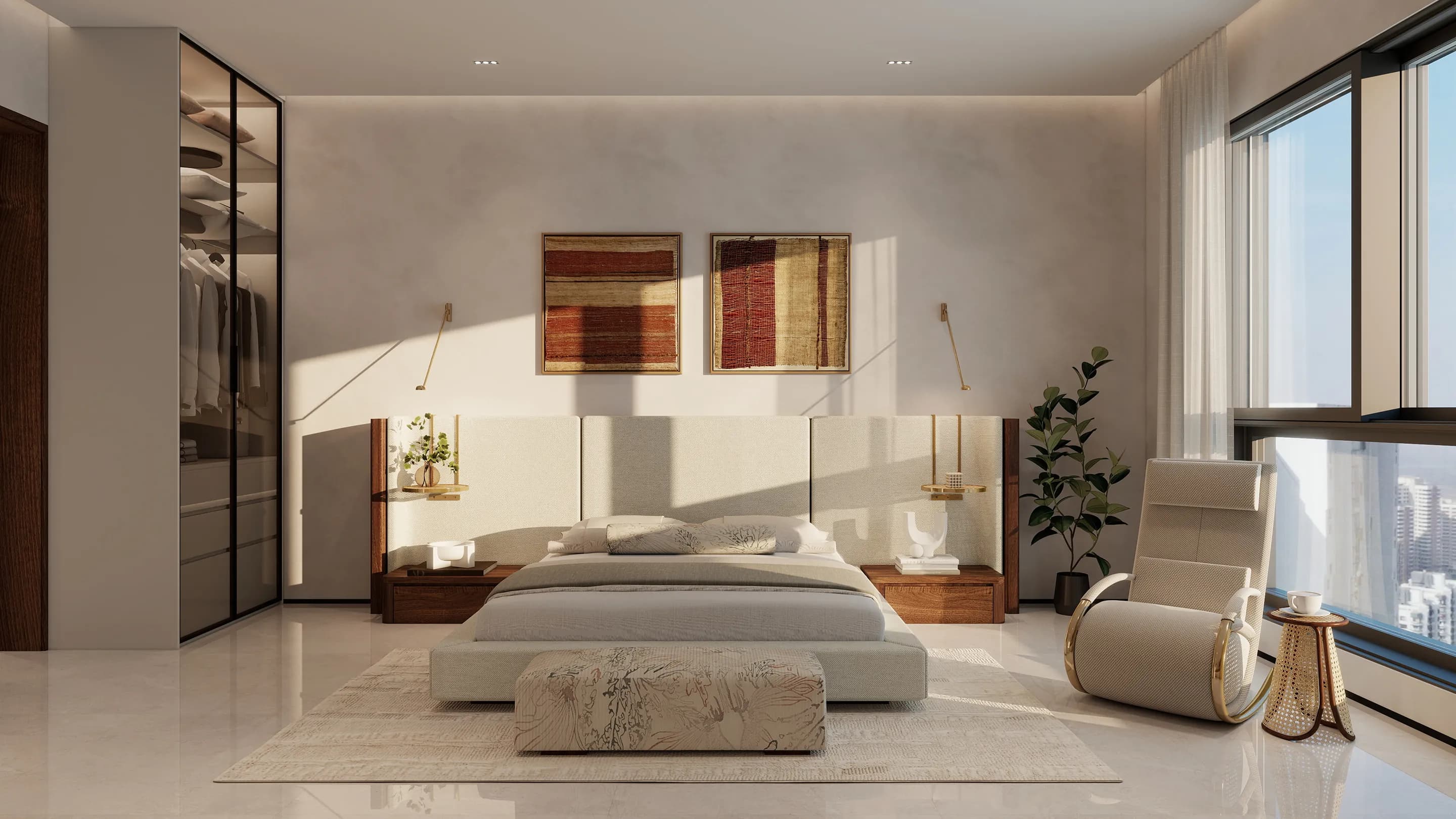 Residence master bedroom